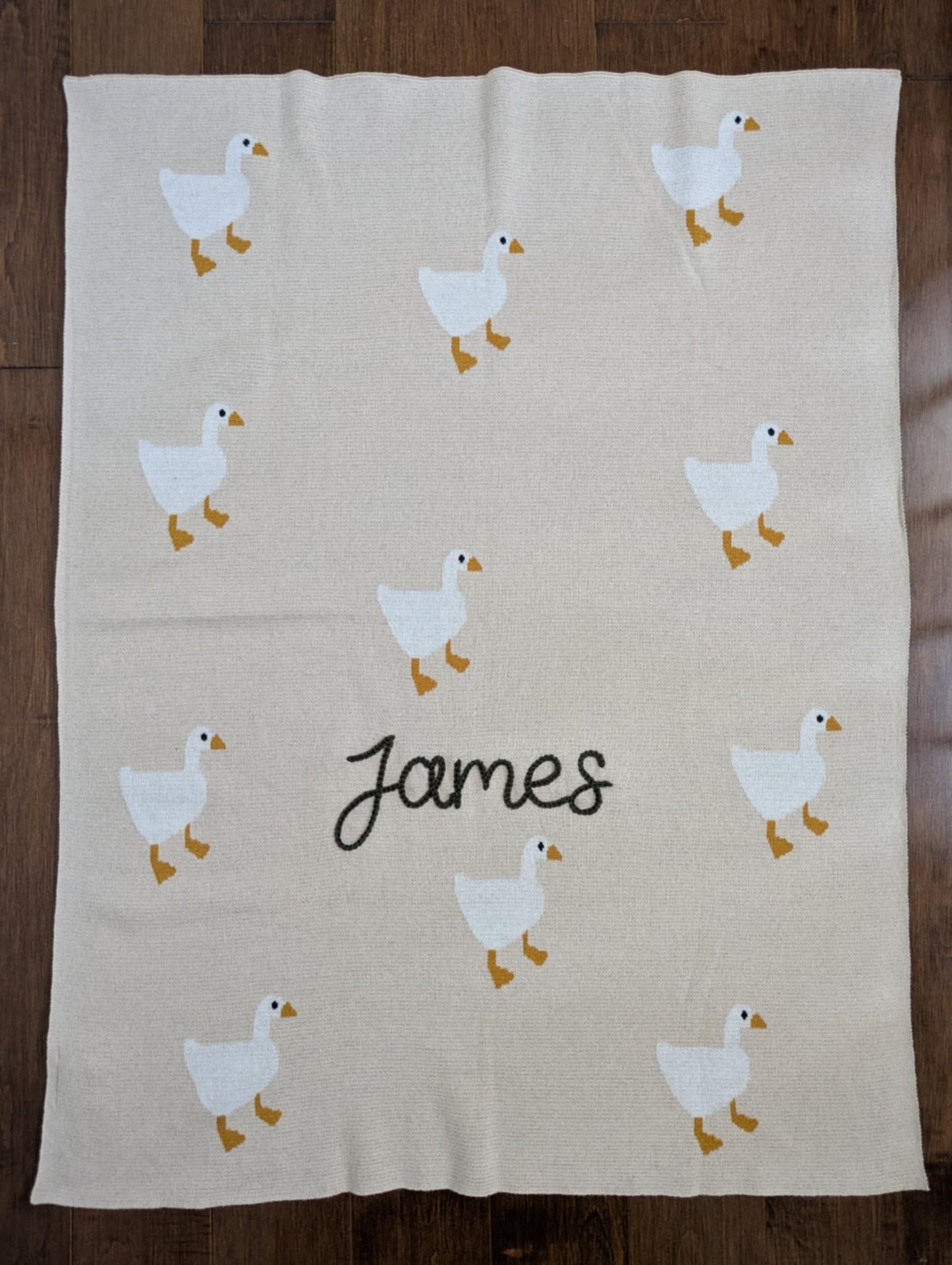 Personalized Patterned Baby Blanket