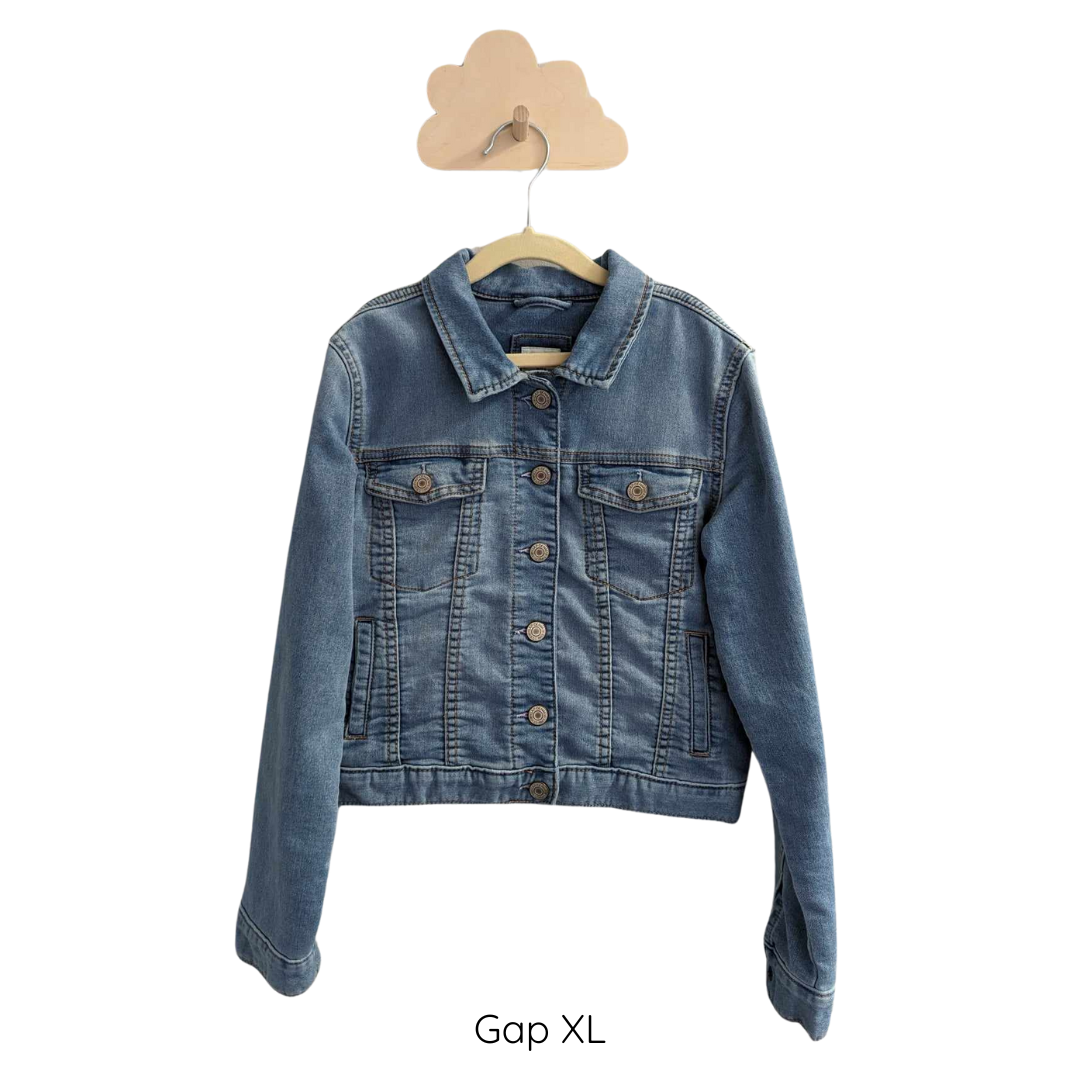 Upcycled denim jacket - Gap XL