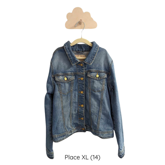 Upcycled denim jacket - Place XL (14)