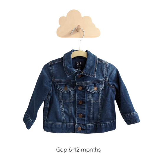 Upcycled denim jacket - GAP 6-12 months