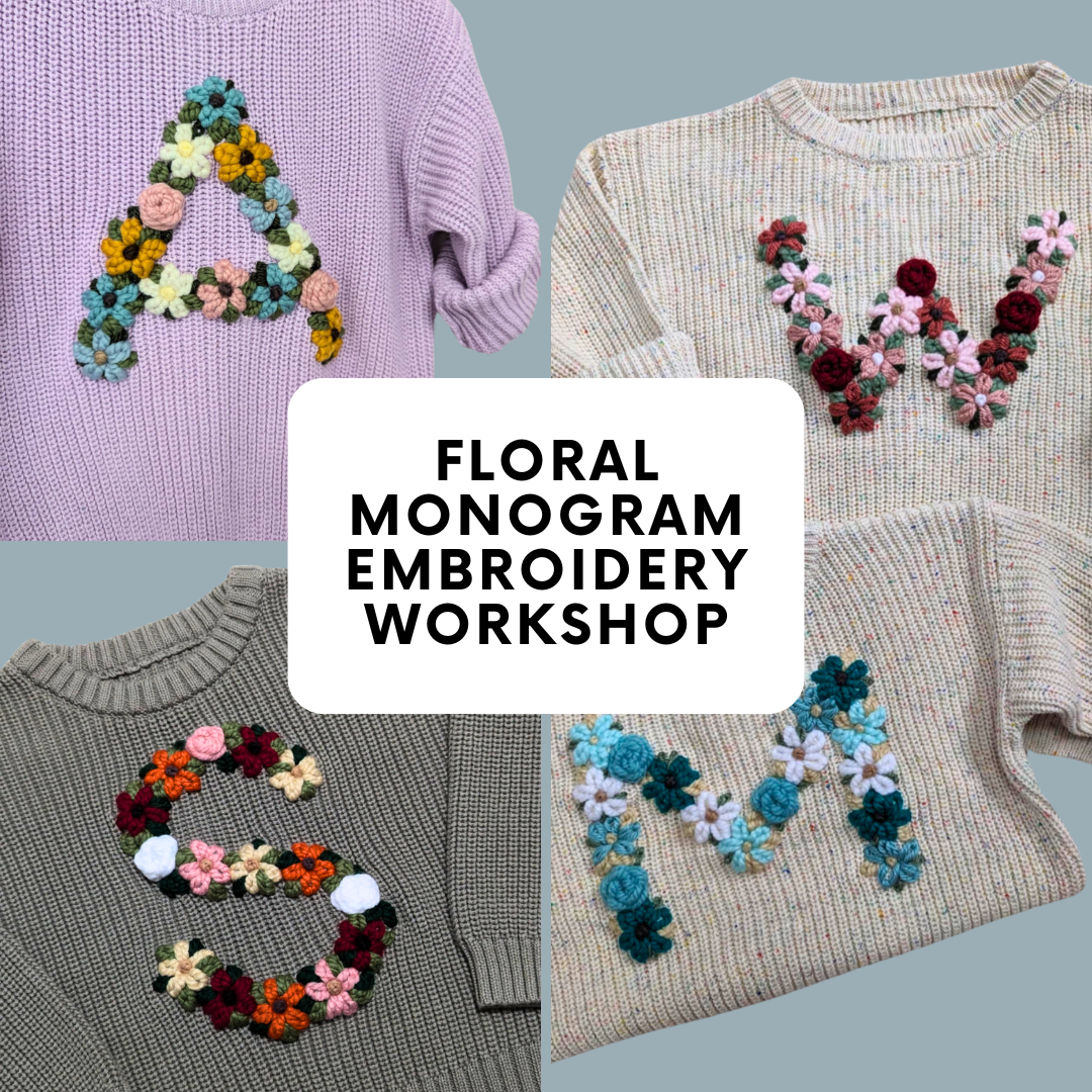 Floral Monogram Workshop - FEB 1