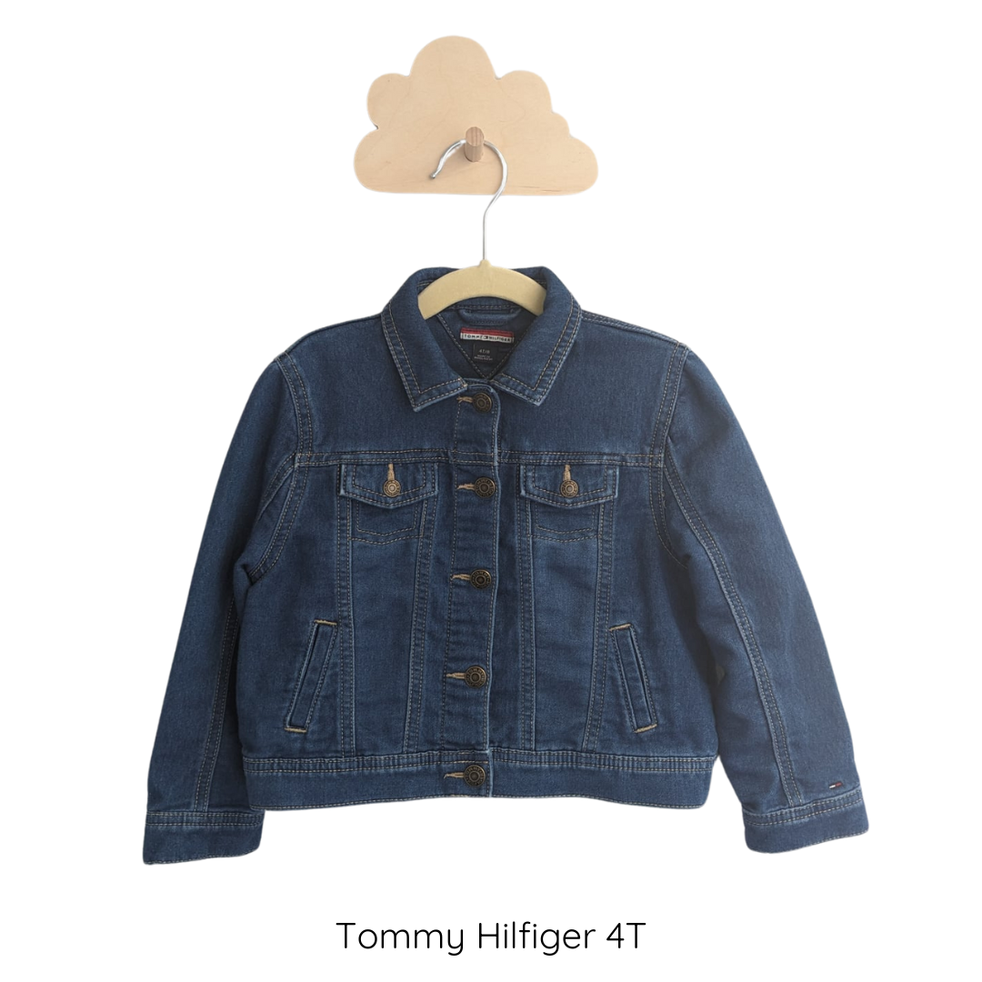 Upcycled denim jacket - Tommy Hilfiger 4T