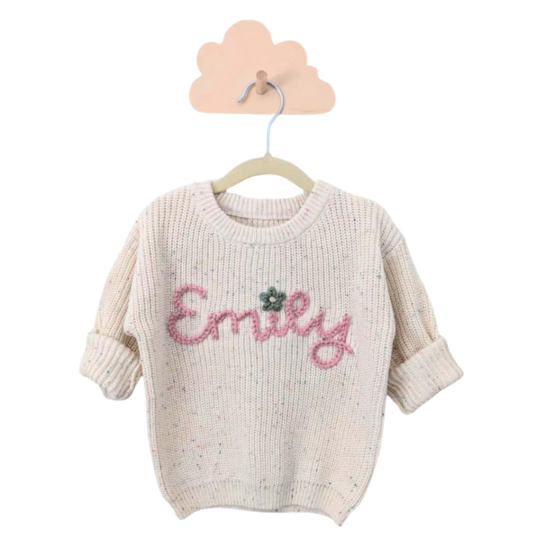 Personalized knit sweater - FUNFETTI
