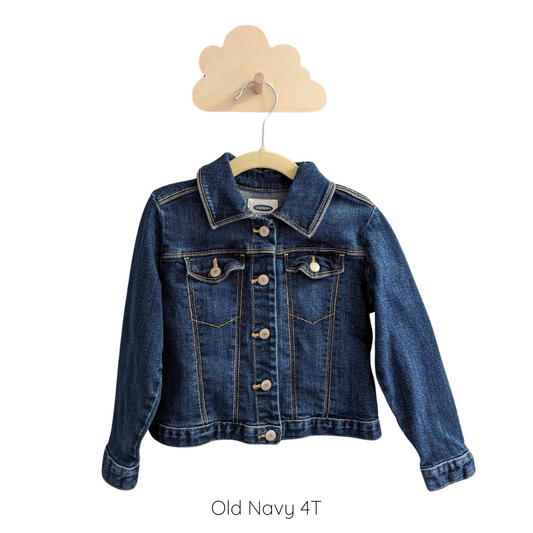 Upcycled denim jacket - Old Navy 4T