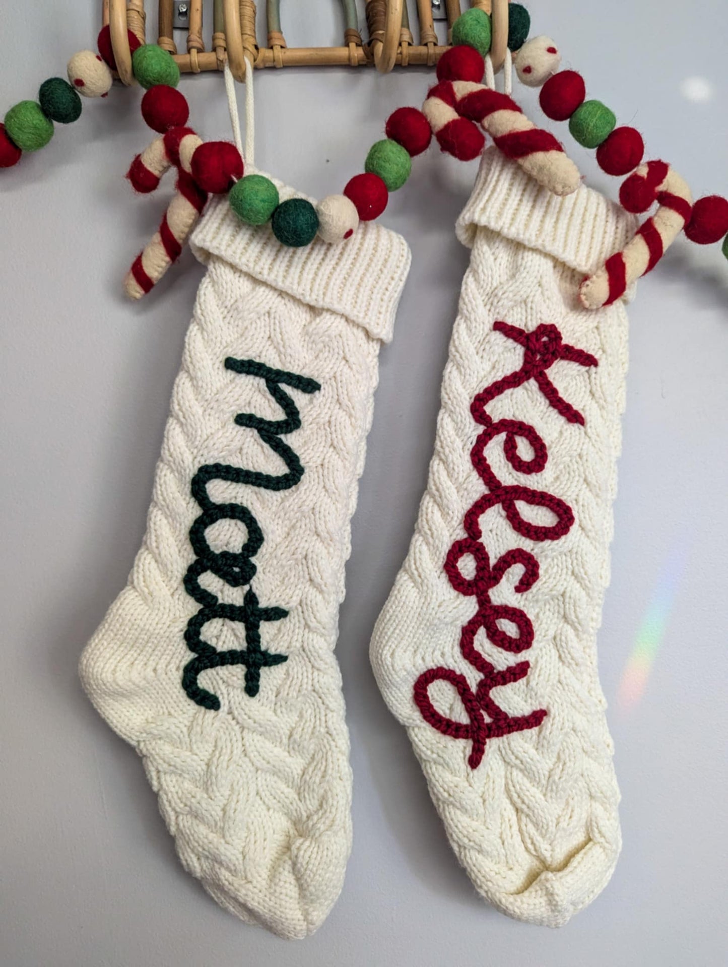 Personalized Knit Stocking