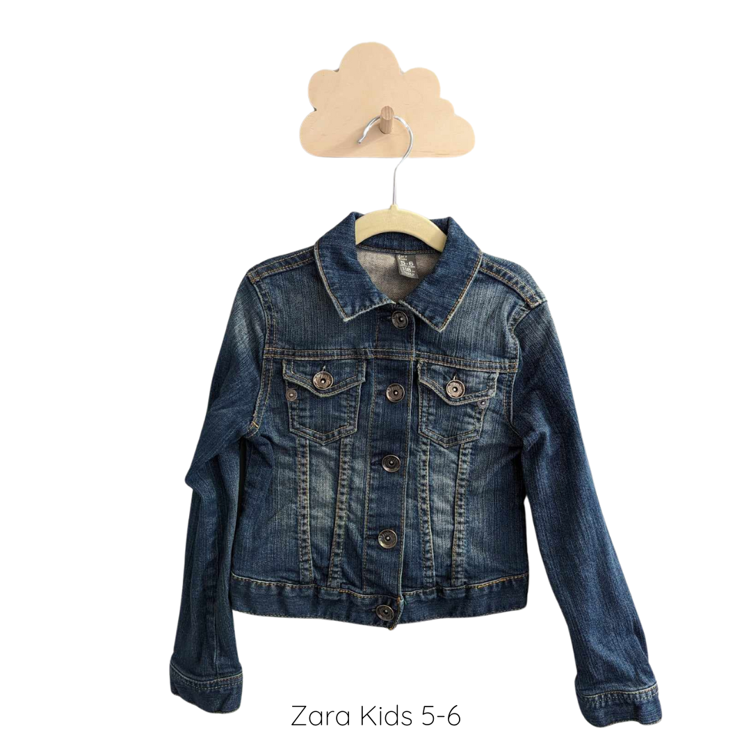 Upcycled denim jacket - Zara Kids 5-6