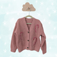 Pink Cardigan 5-6T - Candy Canes