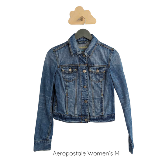 Upcycled denim jacket - Aeropostale Women's M