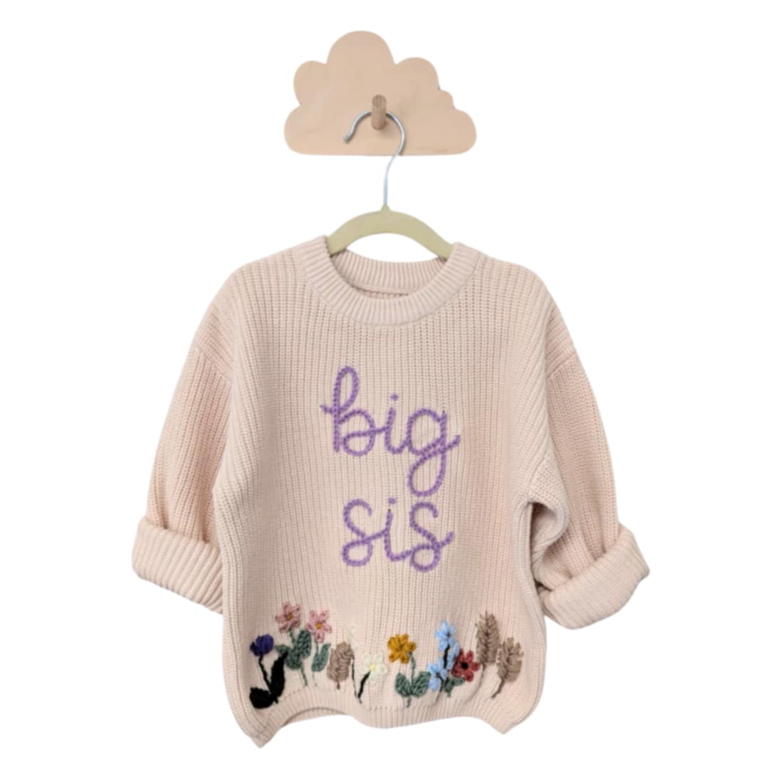 Personalized knit sweater - HYDRANGEA