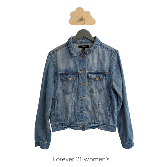 Upcycled denim jacket - Forever 21 Women's L