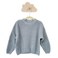 Personalized knit sweater - LARKSPUR