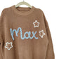 Personalized knit sweater - LATTE