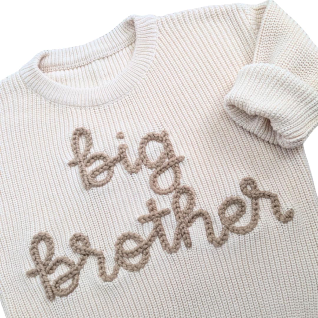 Personalized knit sweater - HYDRANGEA