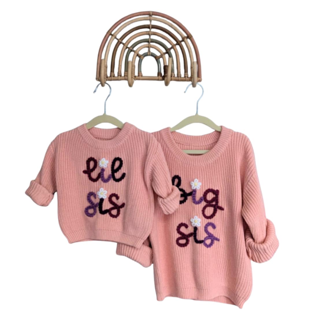 Personalized knit sweater - COTTON CANDY