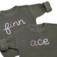 Personalized knit sweater - EVERGREEN