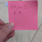 BYO knitwear - Handwriting replica embroidery